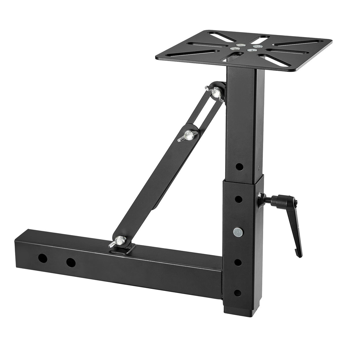 Heavy-Duty Hitch Mount Vise Plate Holder with Adjustable Height for 2-Inch Receivers
