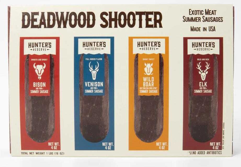 Hunter's Reserve Deadwood Shooter Summer Sausage Variety Pack - Wild Game Flavors