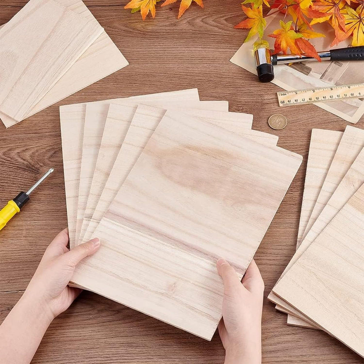 12 Sheets Wooden Karate Breaking Boards - Taekwondo Training Equipment