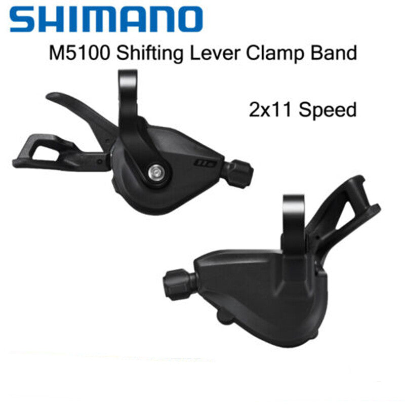 Shimano Deore 2x11 Speed Rapidfire Plus Bicycle Shifter Set with Clamp Band