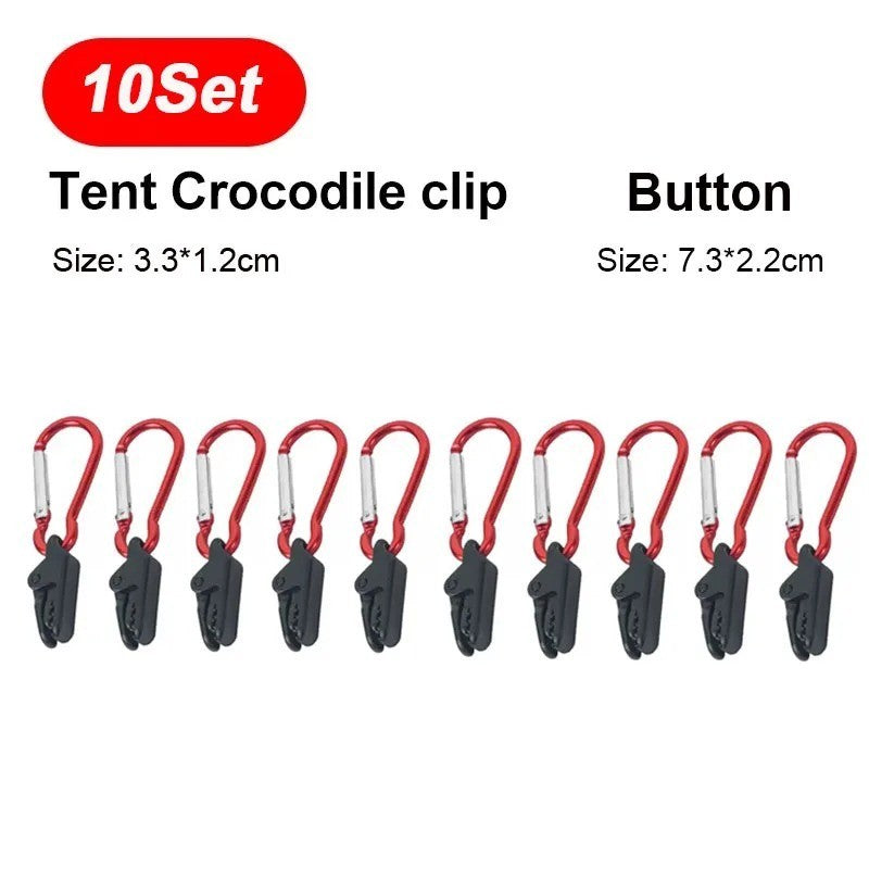Heavy Duty Tarp Clips Clamps for Camping Canopies Tents Canvas - 50 Pieces