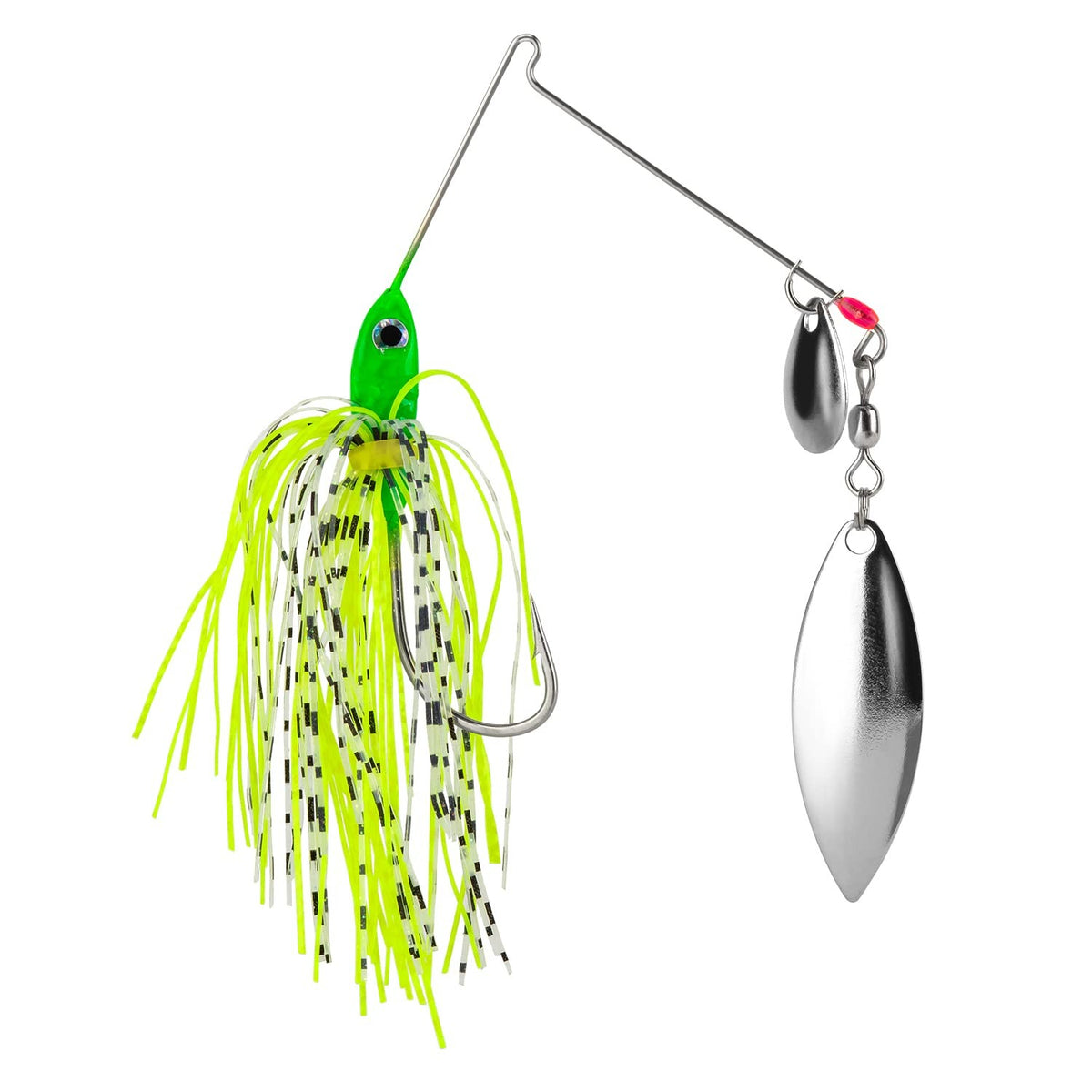 6Pcs Bass Spinner Baits for Fishing, Double Willow Blade, Deep & Shallow Water Lures