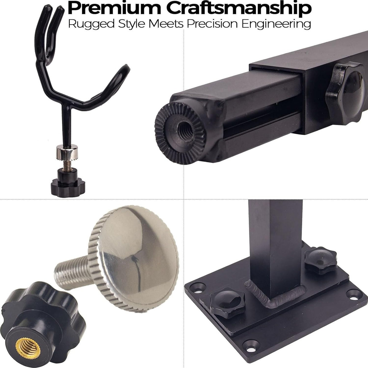 Fishing Rod Holder Rack for Trolling & Catfish - Holds Up to 4 Rods
