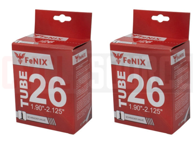 Bicycle Inner Tube with Schrader Valve 26x1.90-2.125 33mm Replacement Tube