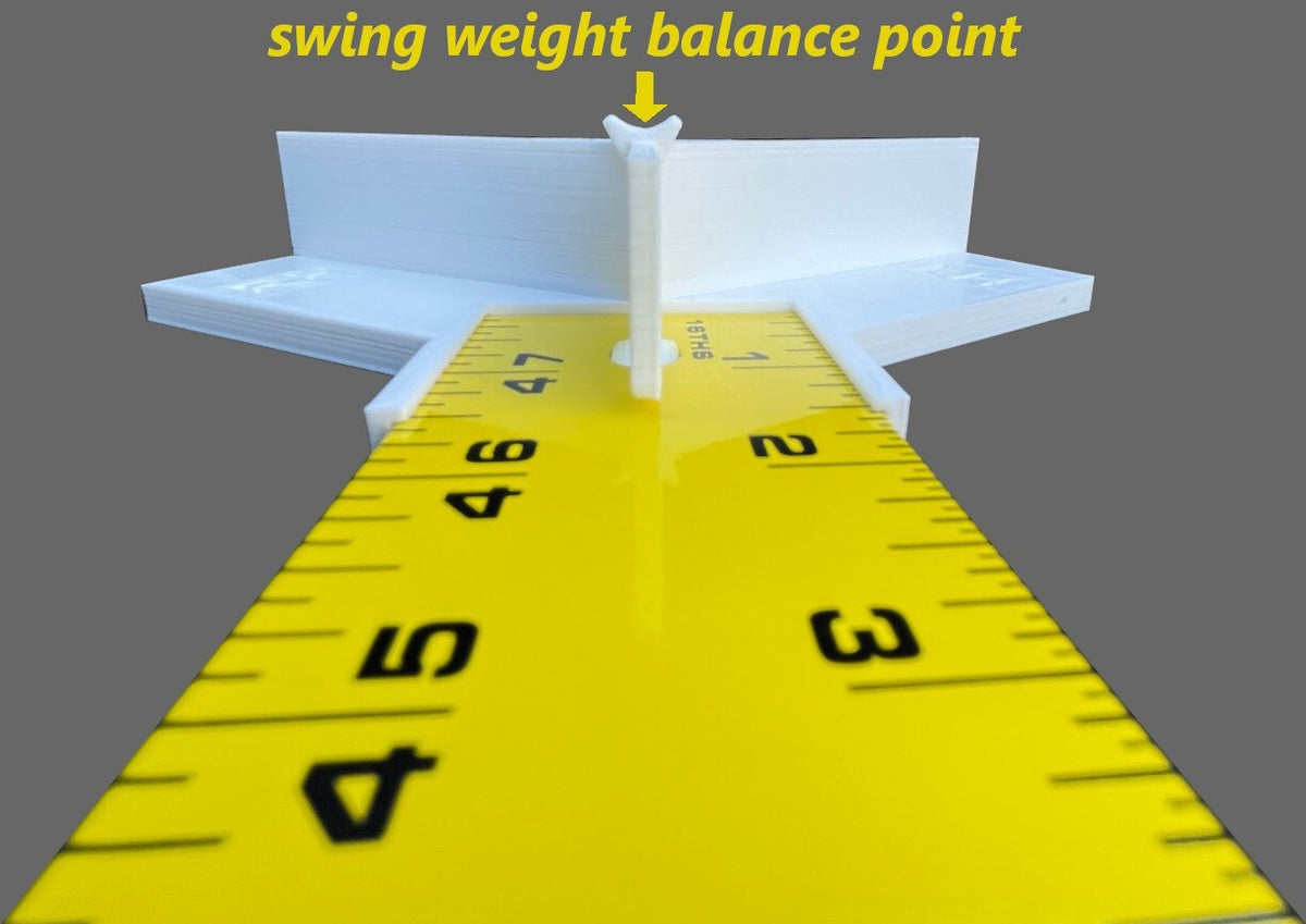 Golf Club Ruler - Precise Club Length & Swing Weight Fitting Tool