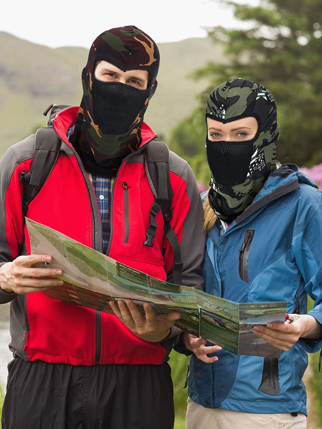 6 Pack Unisex Balaclava Face Masks for Outdoor Sports & Cold Weather
