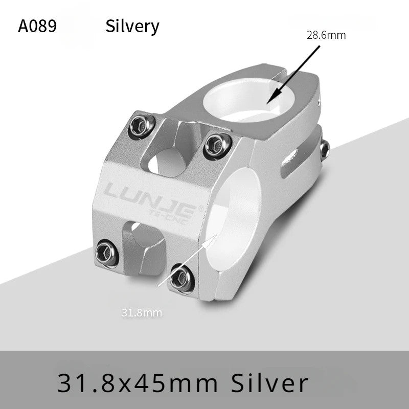 MTB Bike Short Stem 45mm Aluminum Alloy Bicycle Handlebar Stem for Mountain Cycling