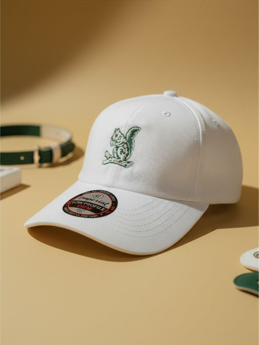 Golf Hat Cap - White - Adjustable Fit for Golf & Casual Wear