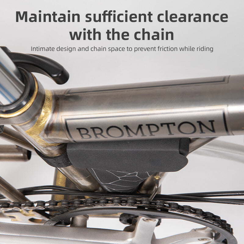 Waterproof Bicycle Frame Bag for Brompton - Triangle Top Tube Storage