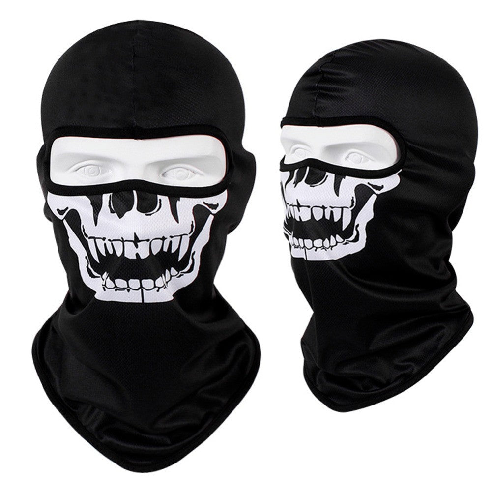 Full Face Mask Balaclava Ghost Skull Windproof Cycling & Tactical Hood
