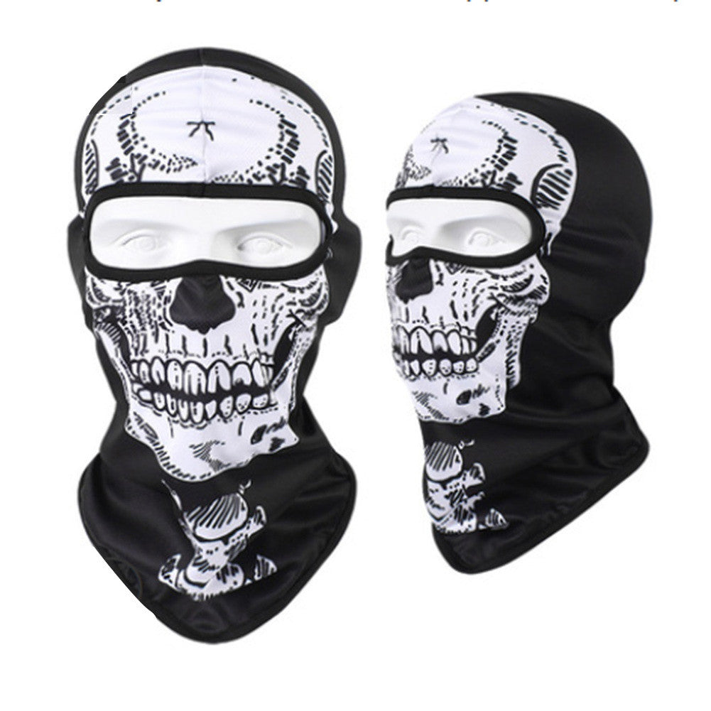 3D Ghosts Skull Balaclava Cycling Motorcycle Face Mask Halloween Cosplay