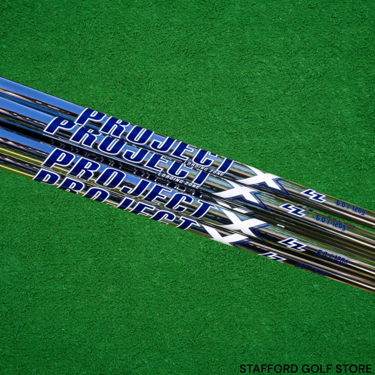 Golf Iron Shaft Set with Loading Zone Technology - Multiple Flex & Weight Options