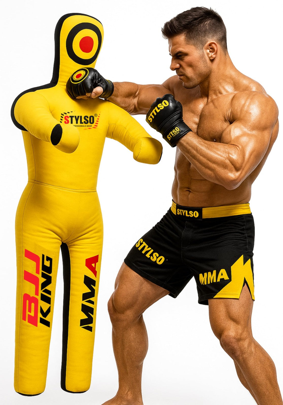 Adult Life-Size Grappling Dummy for Martial Arts Training - Heavy Duty, Unfilled