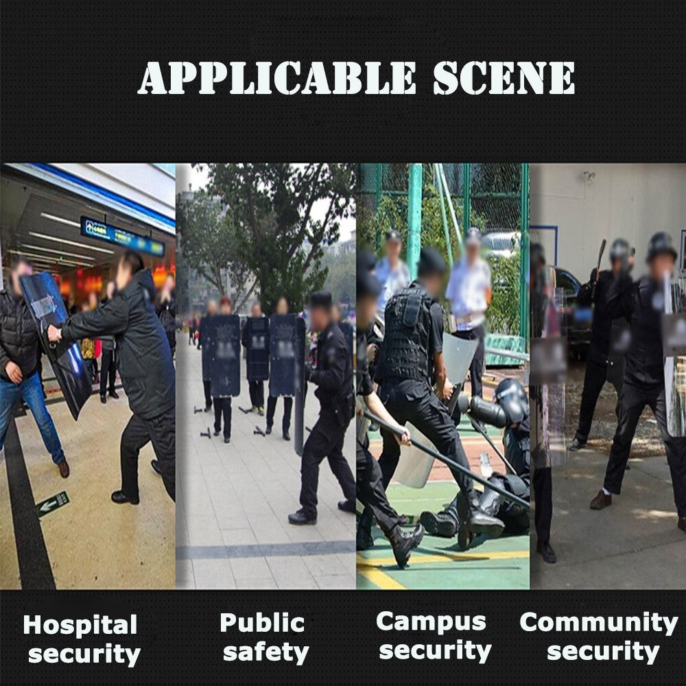 Handheld Anti-Riot Shield Security Equipment Portable Protective Barrier