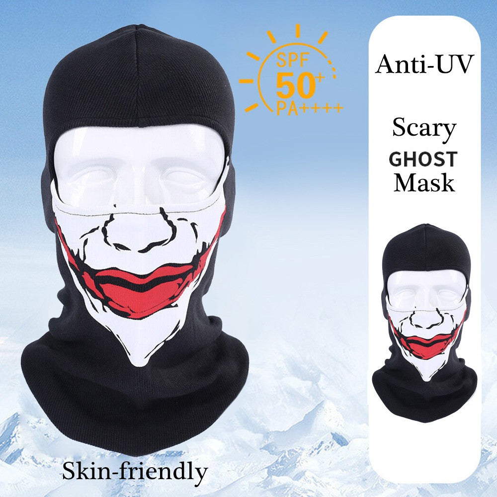 Full Face Mask Scary Cosplay Skull Balaclava for Cycling Skiing Men Women