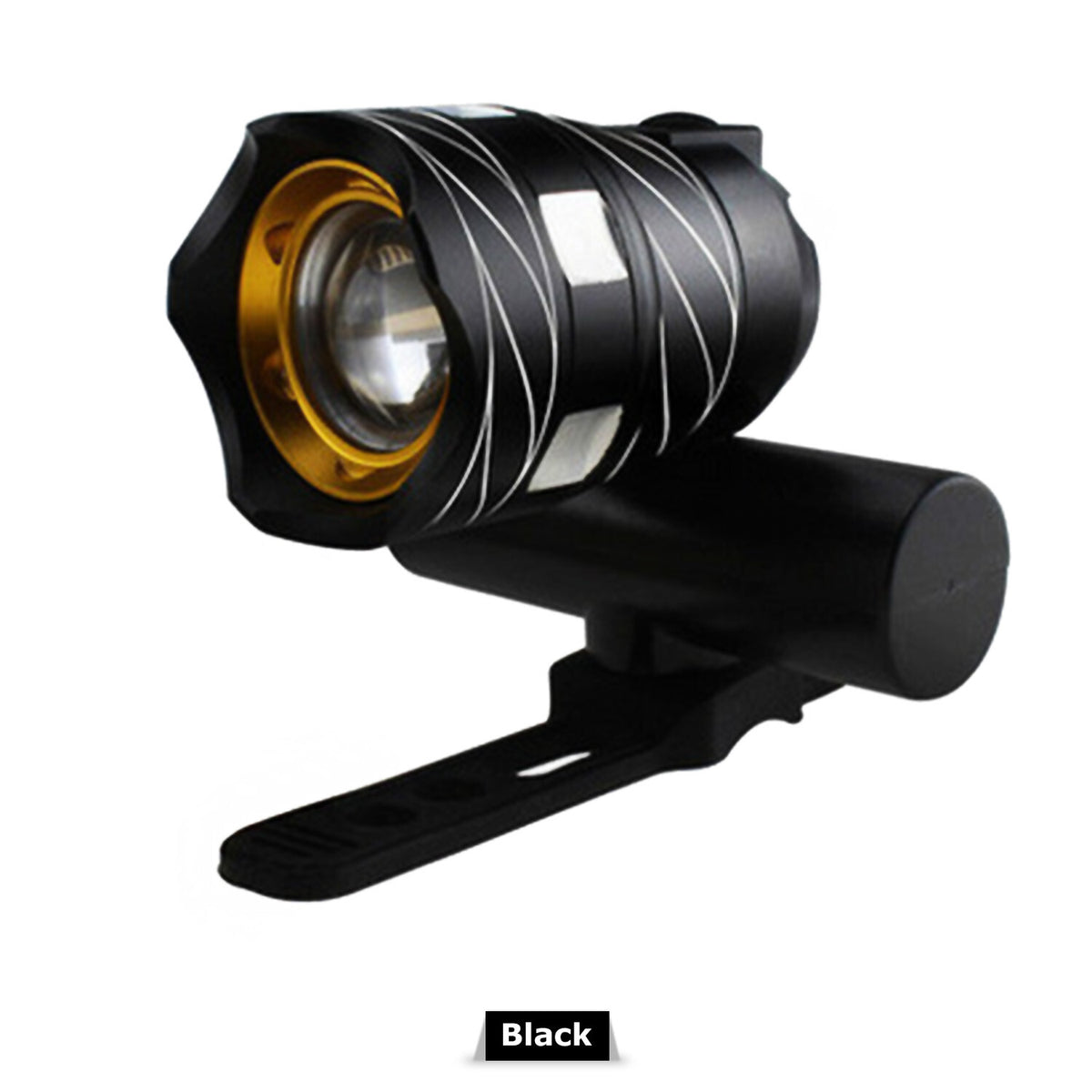 Rechargeable 15000LM LED Bicycle Front Headlight with USB Charging Cable