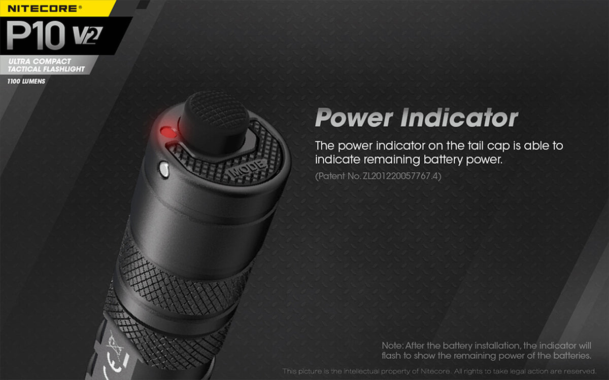 Tactical Flashlight 1100 Lumens with Holster & Batteries - Compact & Waterproof