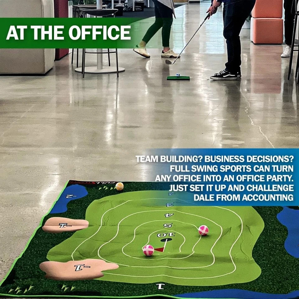 Golf Chipping Game 4x6 Ft Chip Off Challenge & Stick Game - BYOC