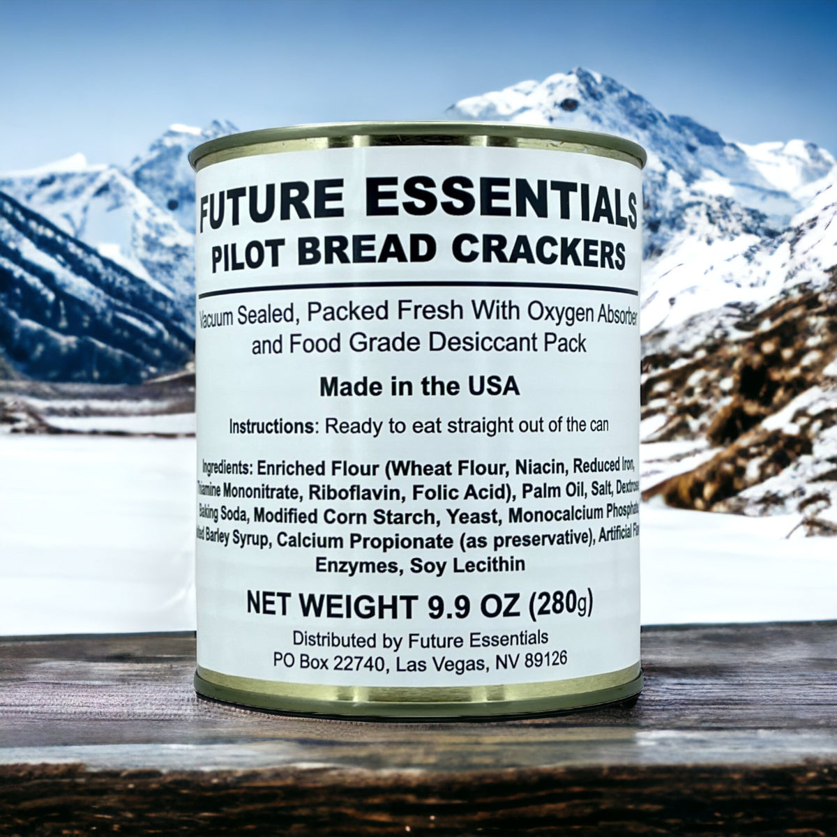 Canned Sailor Pilot Bread Crackers - Long Shelf Life, Emergency Food Supply