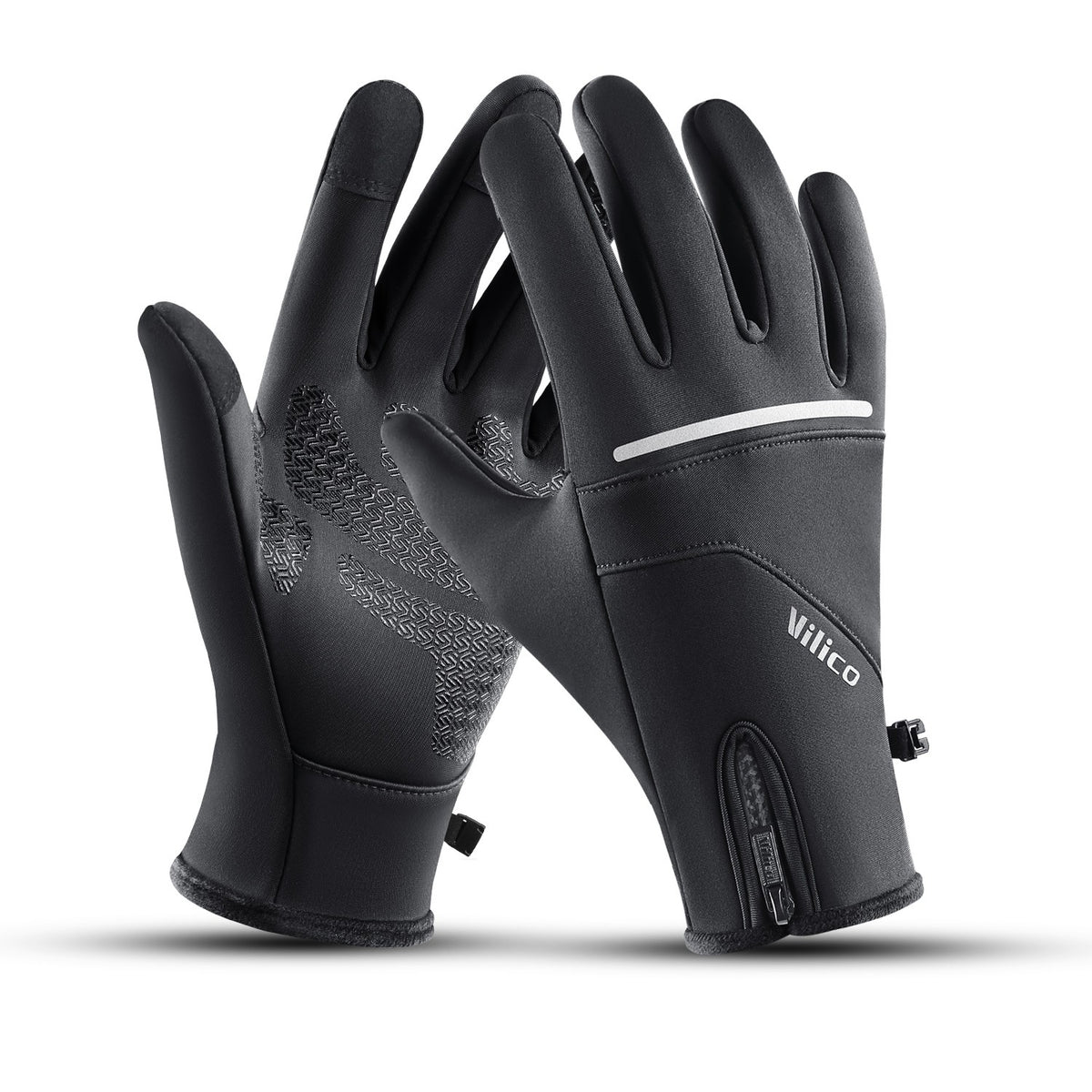 Winter Thermal Touchscreen Gloves with Non-Slip Grip for Running & Driving