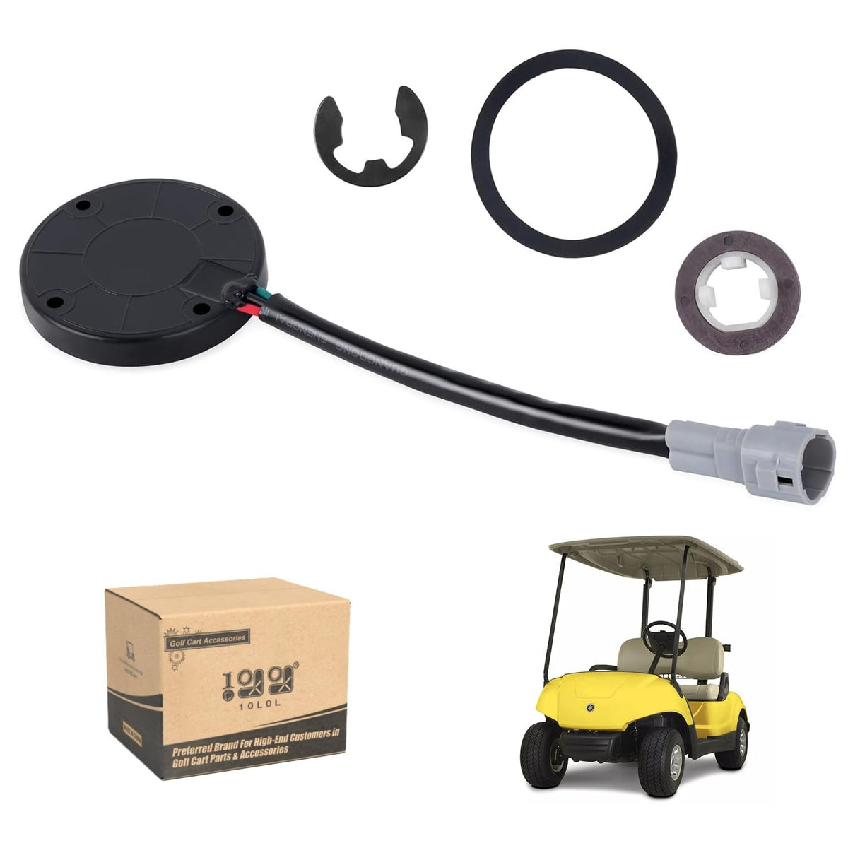 Golf Cart Speed Sensor with Magnet for Yamaha G22 G29 Hitachi Models