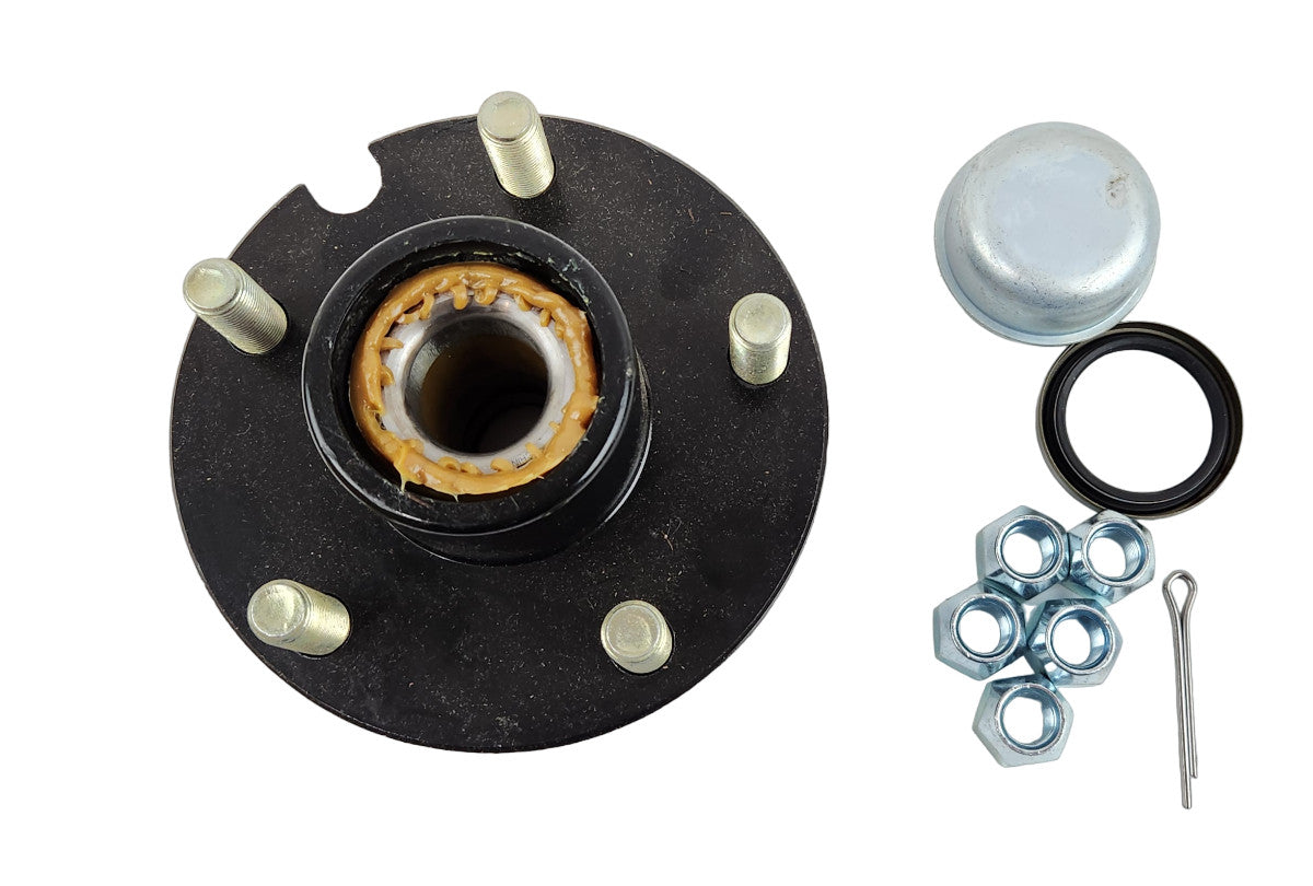 Pontoon Trailer Axle Short Hub 5 on 4.5 Inch for Triton Marine Trailers