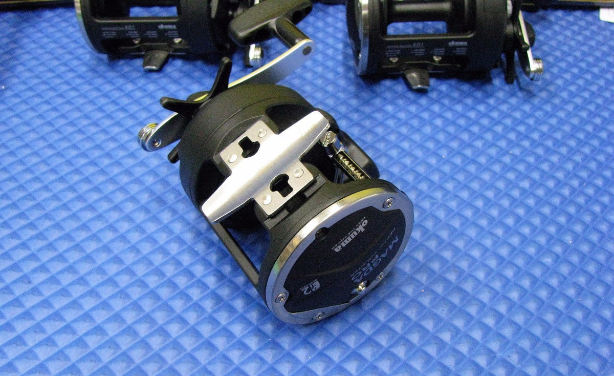 Okuma Magda Pro Line Counter Trolling Reel 2-Pack MA 45DX Saltwater Fishing