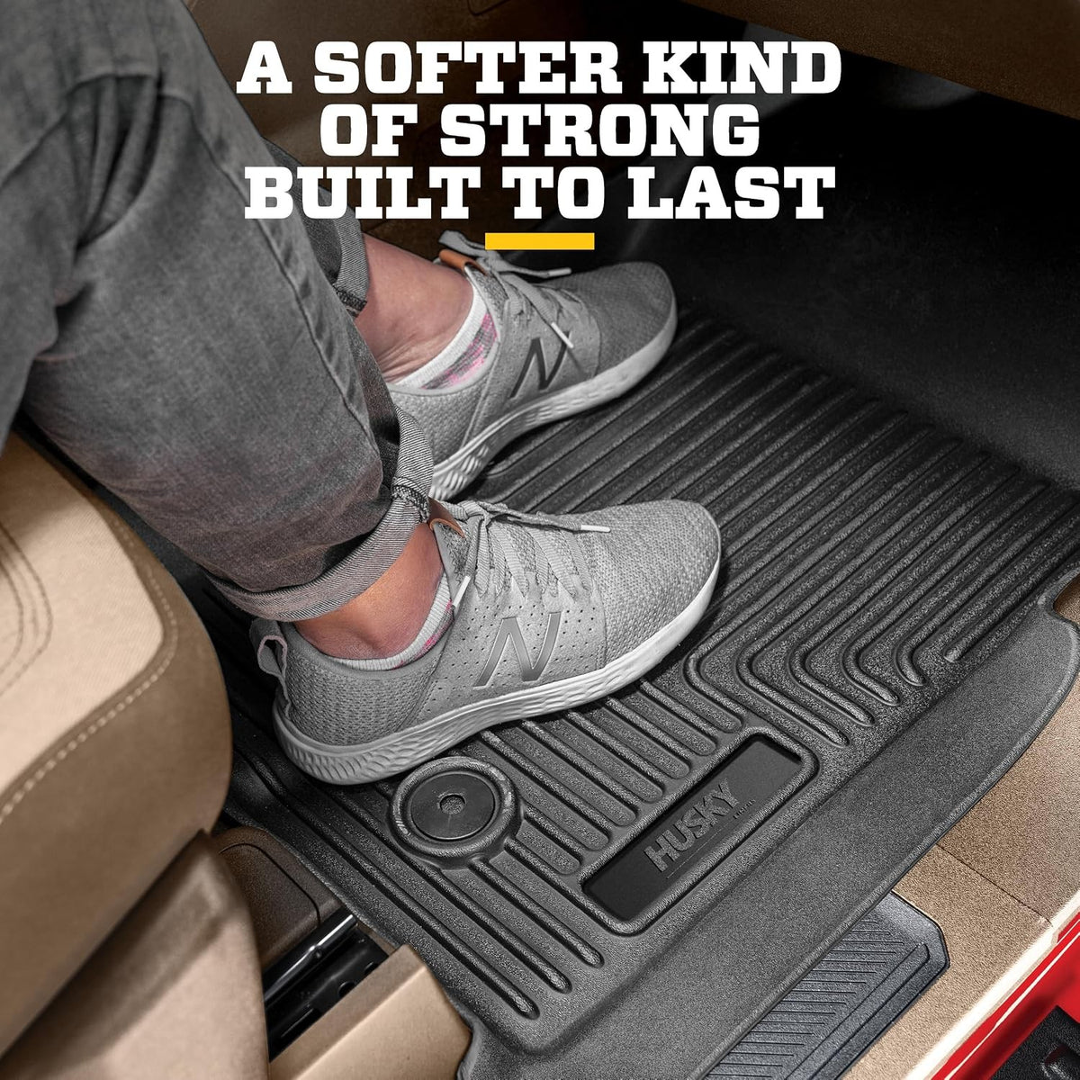 Weatherbeater Floor Mats Fits 2017-2026 Honda Ridgeline Front Row 2-Piece Black