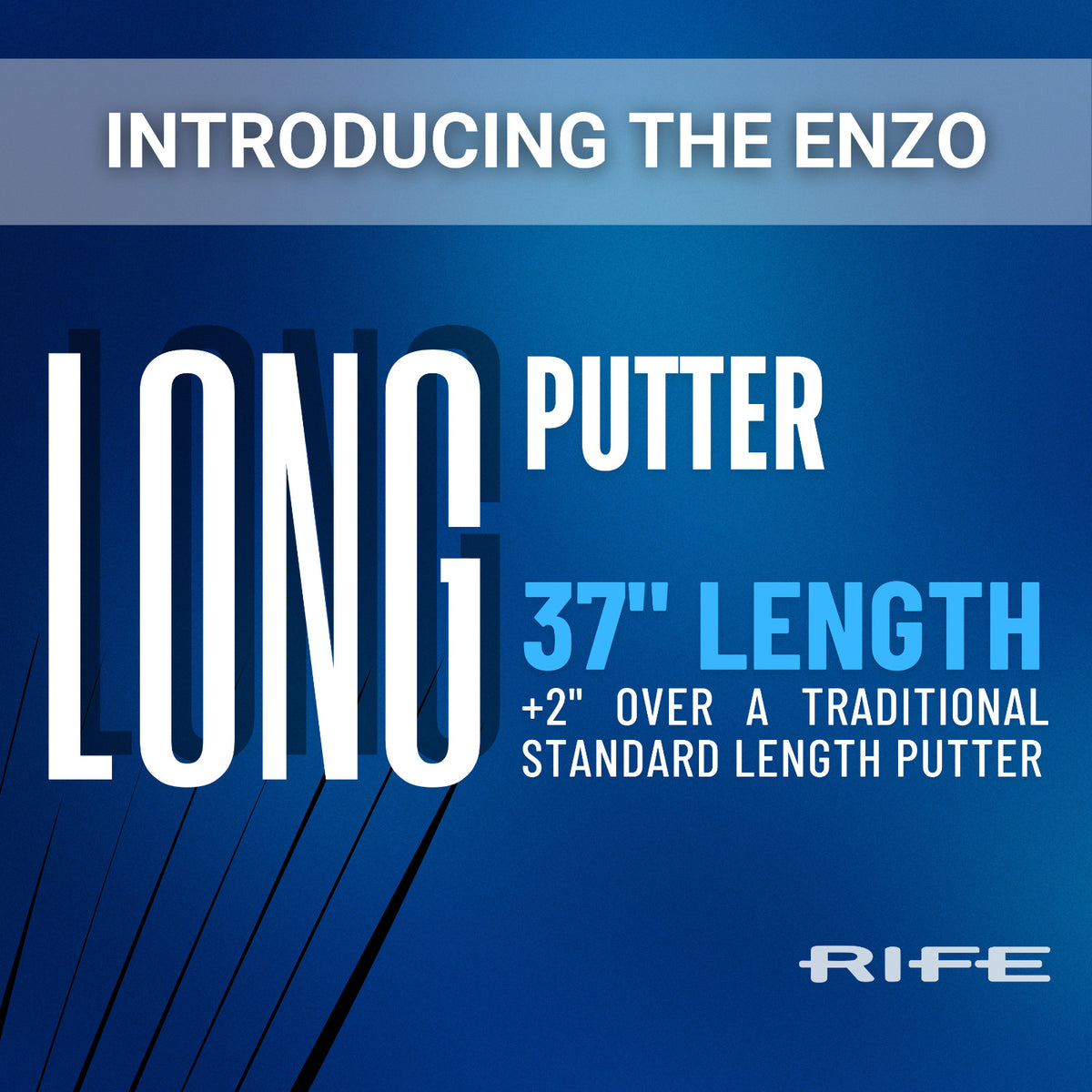 Big & Tall 37-Inch Men’s Mallet Putter with Oversized Grip and Alignment Lines
