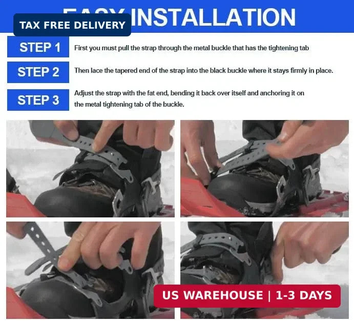 18-Inch Snowshoe Replacement Straps Kit for MSR Classic Snowshoes