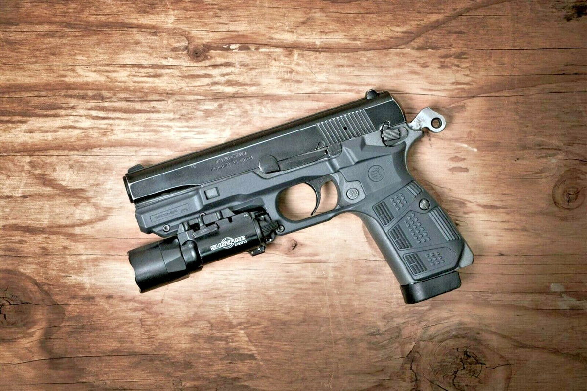 Recover Tactical HPC Grip and Rail System for Browning FN Hi Power - Lightweight, Easy Install, MIL-STD Rail