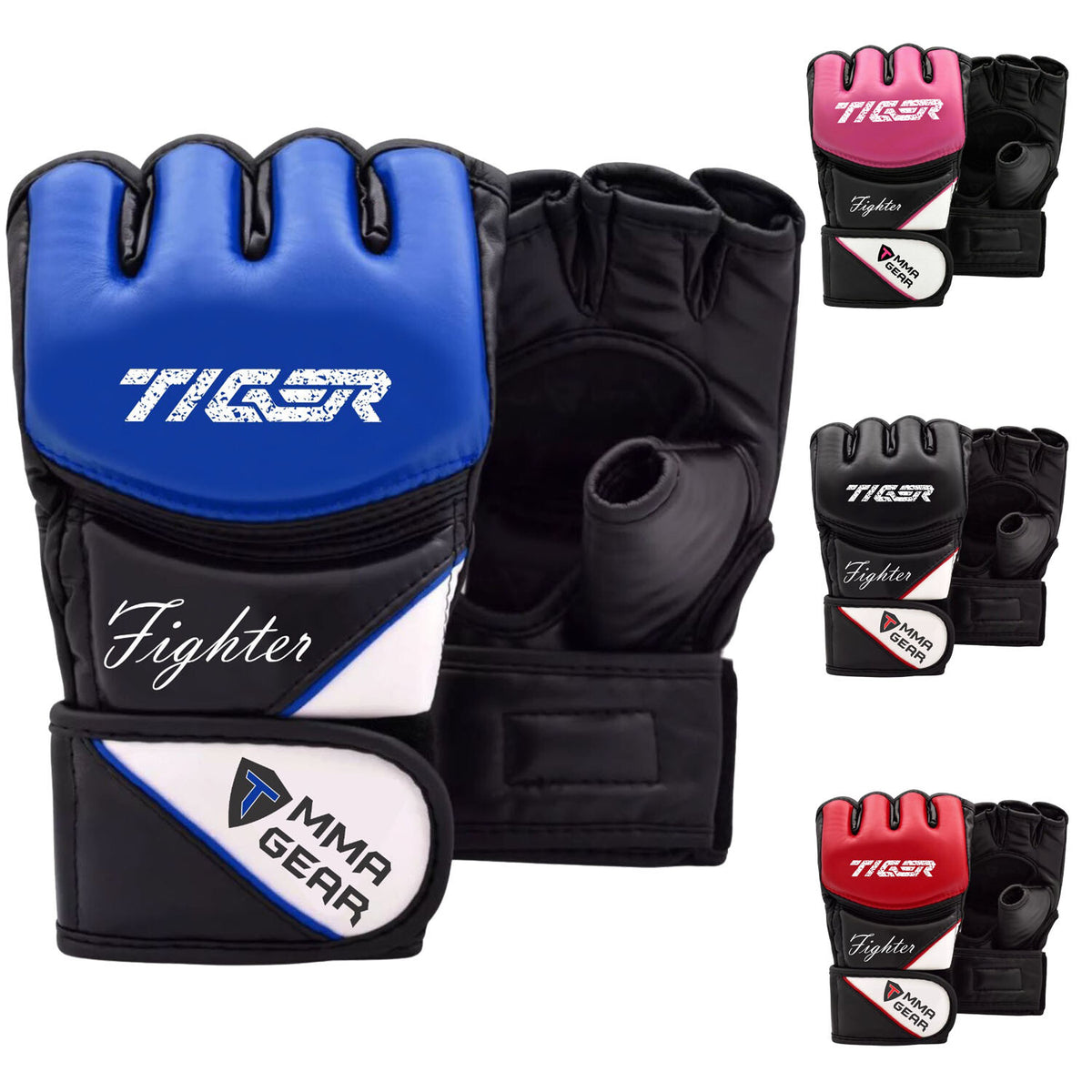 Martial Arts MMA Gloves for Boxing & Grappling Training - Impact Protection
