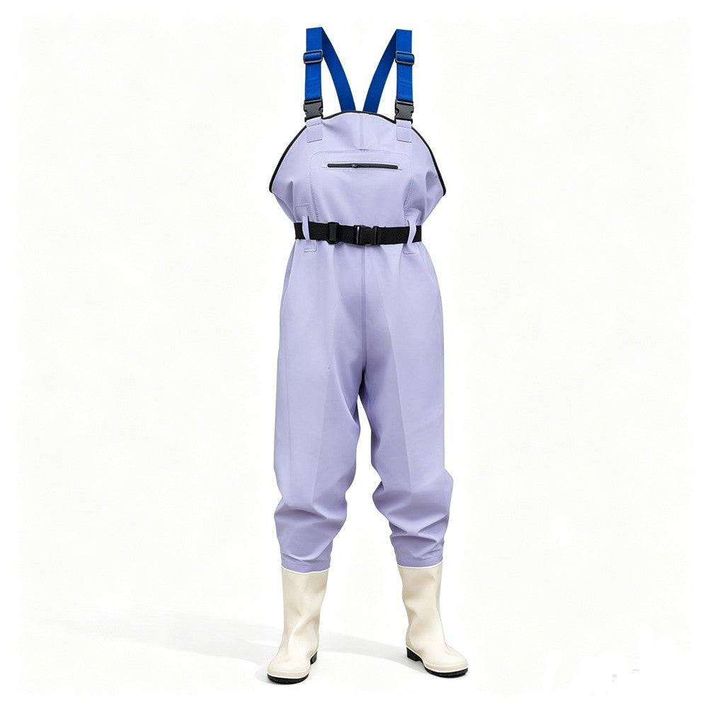 Women's Waterproof PVC Chest Waders for Fishing and Hunting