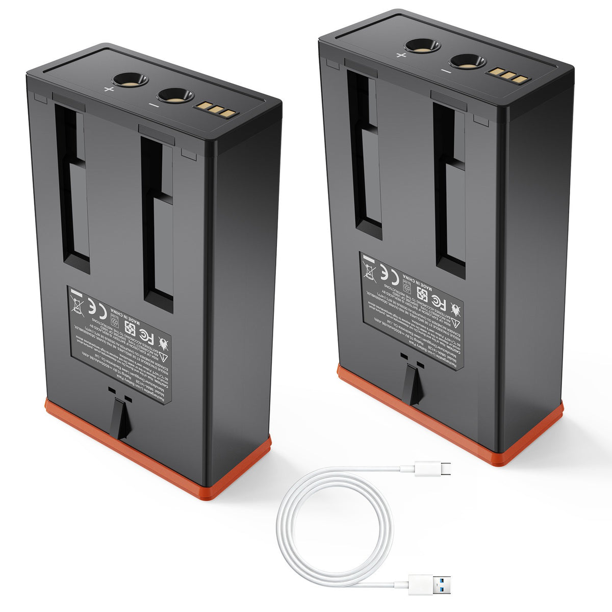 2-Pack Moultrie Edge Trail Camera Battery 8000mAh Lithium Power Pack