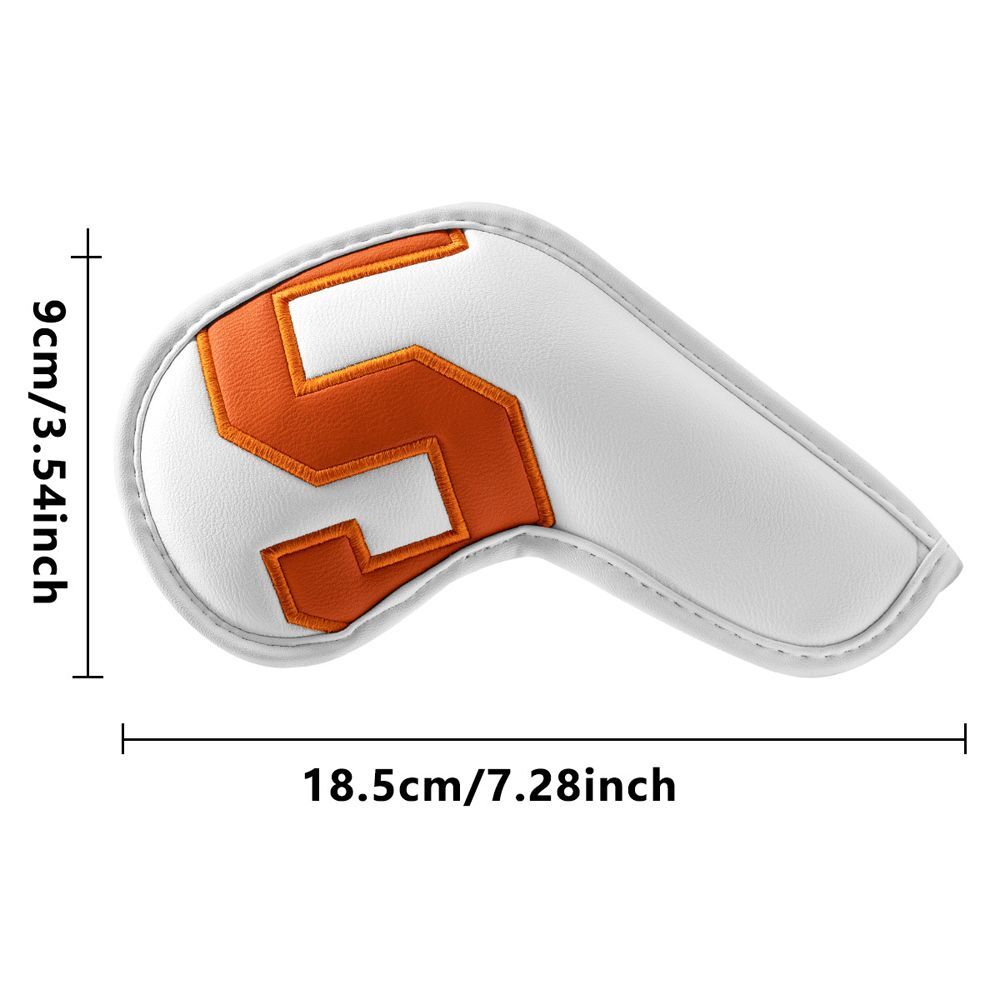 10Pcs Colorful Golf Iron Head Covers Set for Wedges and Irons