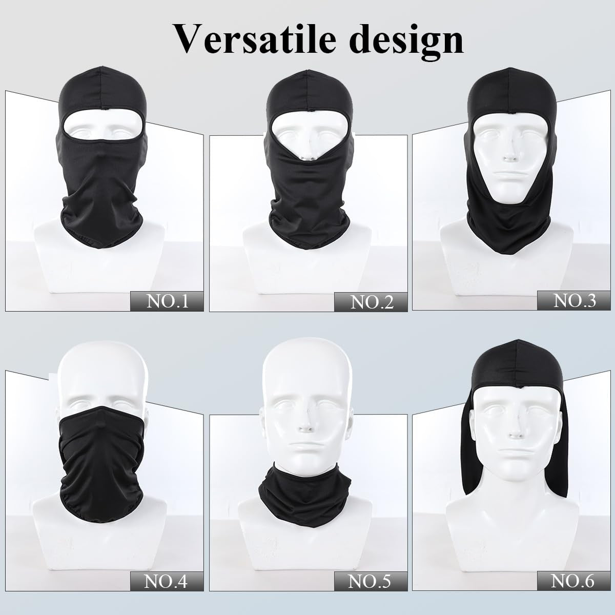 Full Face Motorcycle Mask Windproof UV Protection Ski Mask Balaclava