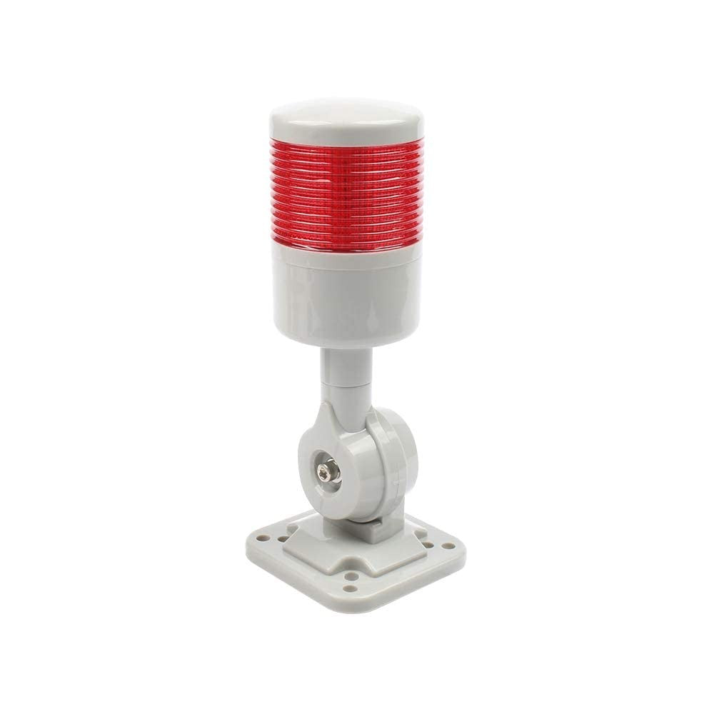 Industrial Signal Tower Stack Lights with Warning and Rotatable Base - 110V/220V LED