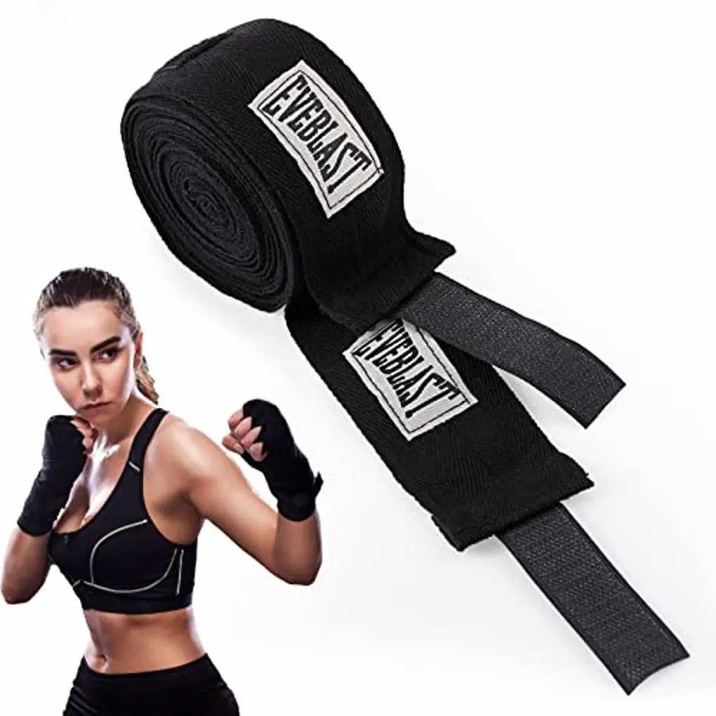 Cotton Elastic Hand Wraps for Boxing Martial Arts Training - Support & Injury Prevention