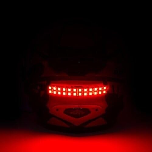 Snowmobile Helmet LED Safety Light with 12 Color Options - Blizzard Buster