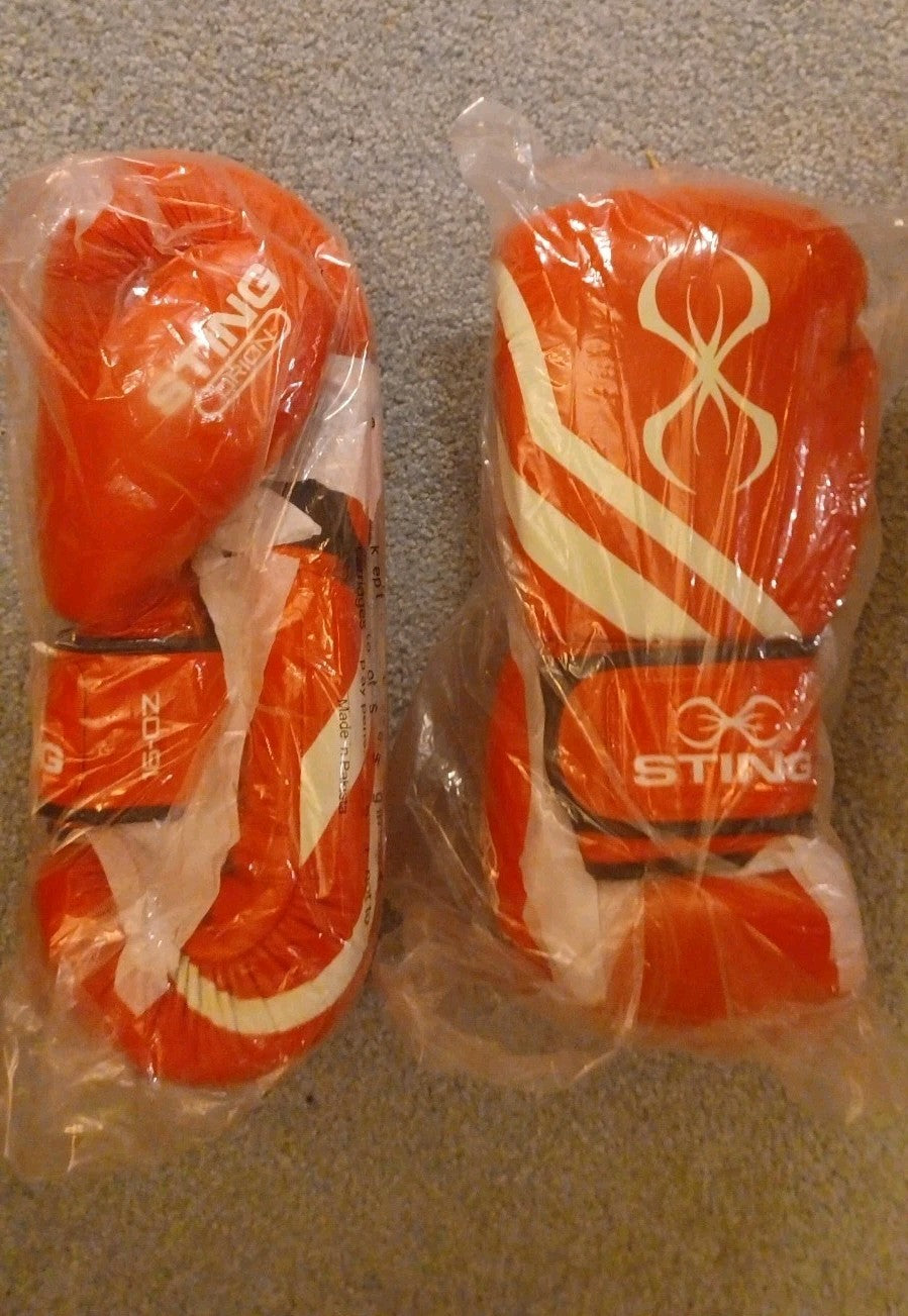Sting Masters Boxing Gloves 16OZ Red USA Approved Competition Gear