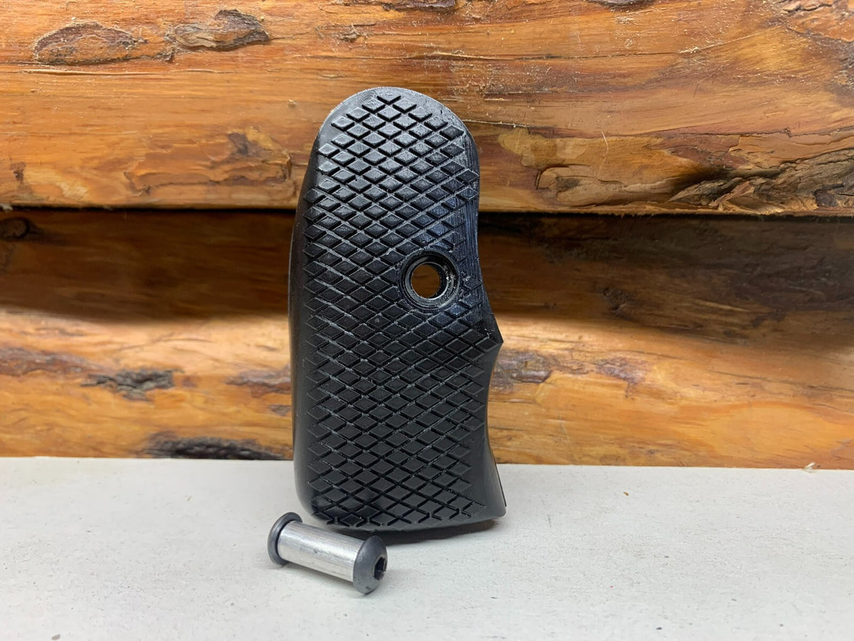 Extended Diamond Finish Gun Grip for Bond Arms Derringer - Black