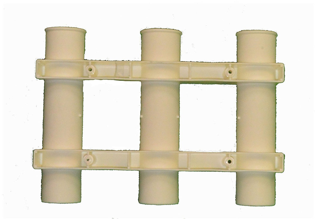 Fishing Rod Holder with Mounting Bracket - 3 Pole Tube Rack for Sports
