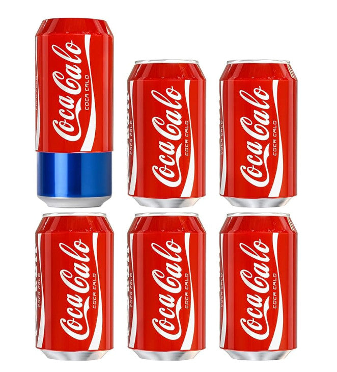 6-Pack Silicone Can Sleeves for 12oz Beer & Coke Cans - Discreet Drink Covers