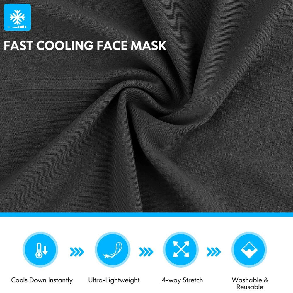 Outdoor Cooling Face Mask Neck Gaiter UV Protection Breathable Bandana