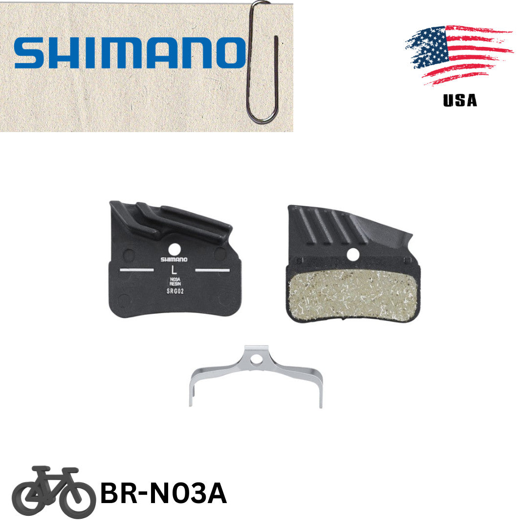 Shimano Resin Disc Brake Pads for Deore, XTR, SLX Mountain Bikes