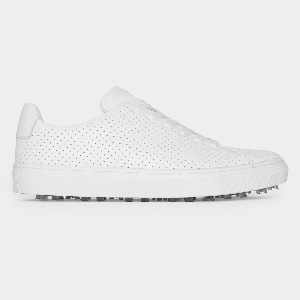 Women's Perforated Leather Golf Shoes Waterproof Street Style Footwear