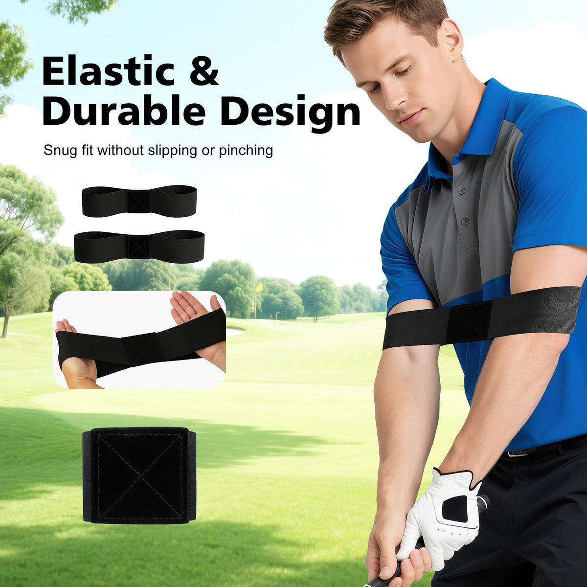 Golf Swing Training Aid Pack for Better Consistency & Muscle Memory