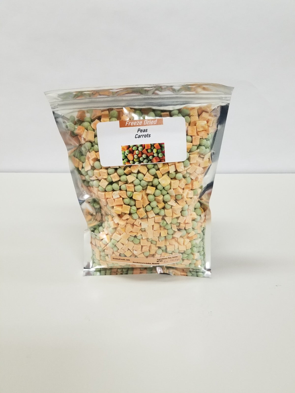Freeze Dried Mixed Vegetables for Camping Survival Snacks 6oz