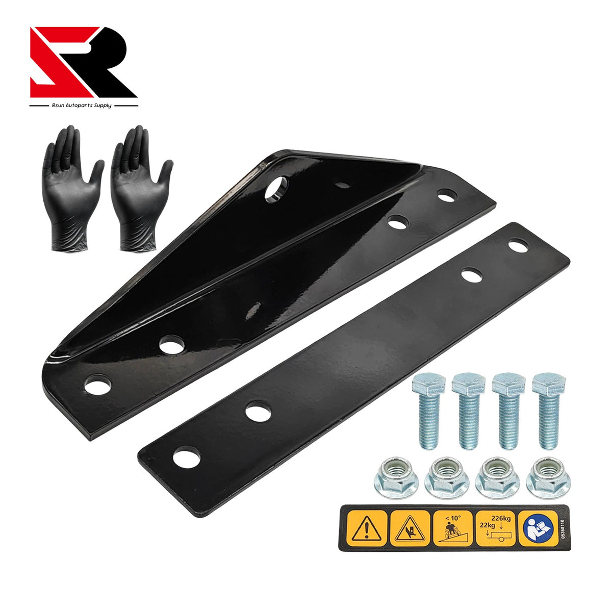 Heavy-Duty Trailer Hitch Kit for Lawn Tractors and Utility Vehicles