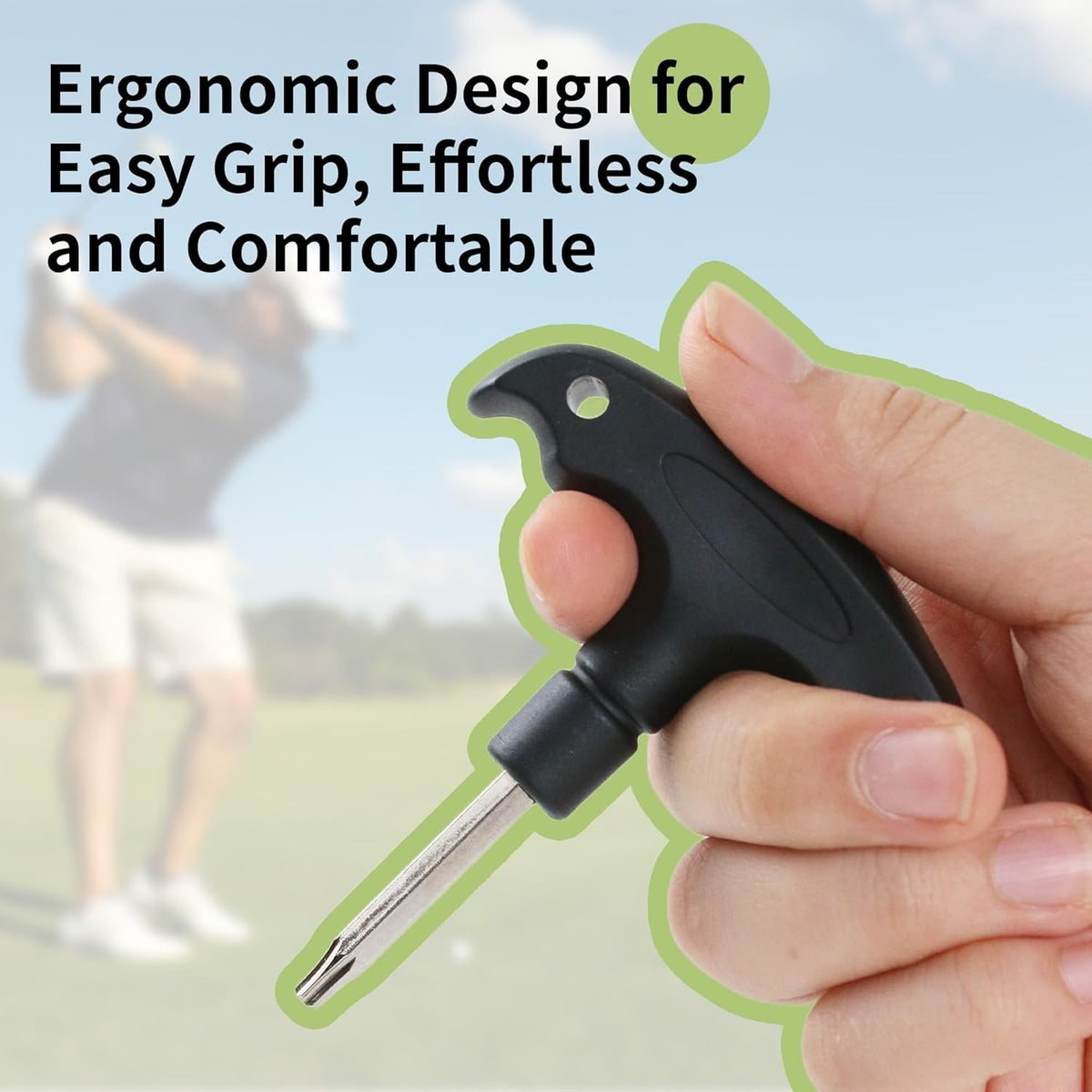 Golf Wrench Tool Stainless Steel Ergonomic Club Adjustment Tool